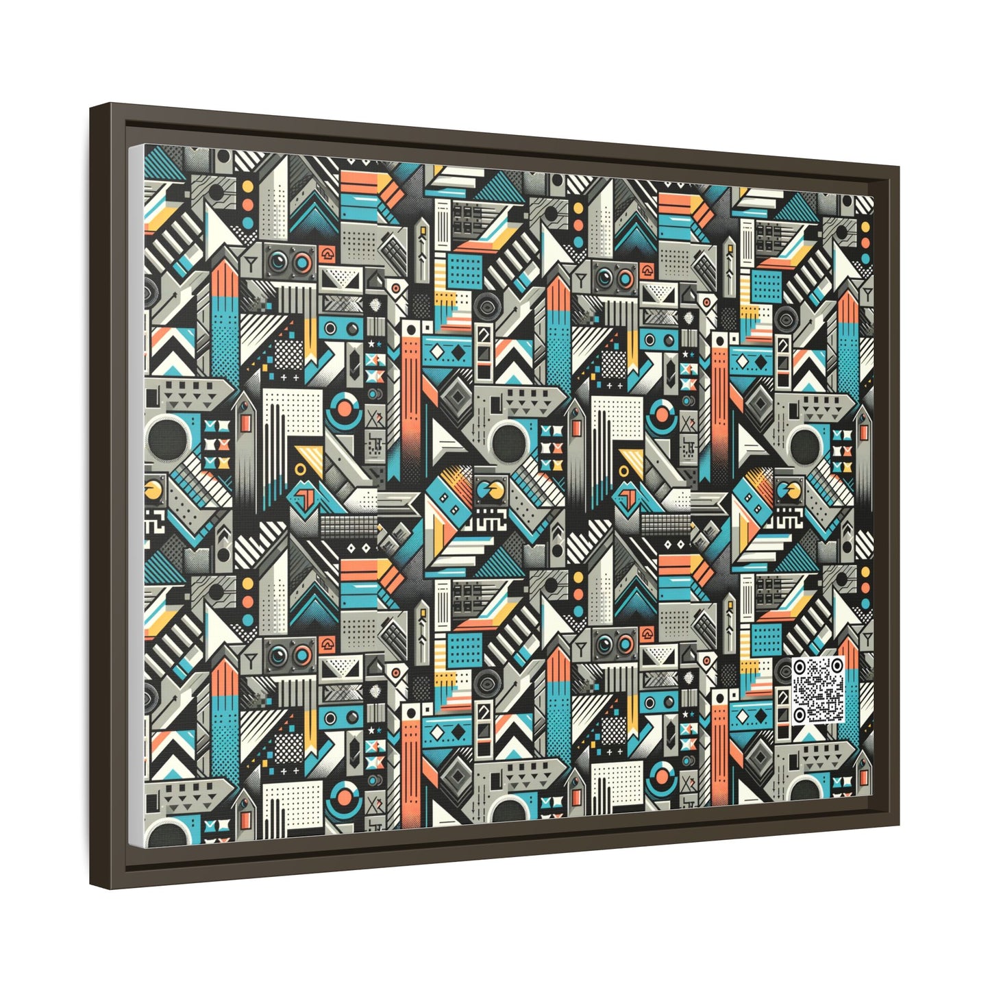 Digital Street Art Urban Street Style Matte Canvas, Framed (multi-color) - 8404 Design-81 A