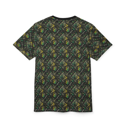 Tech Noir Graphics Tech-Inspired Streetwear Unisex Cut & Sew Tee - 8404 Design-57