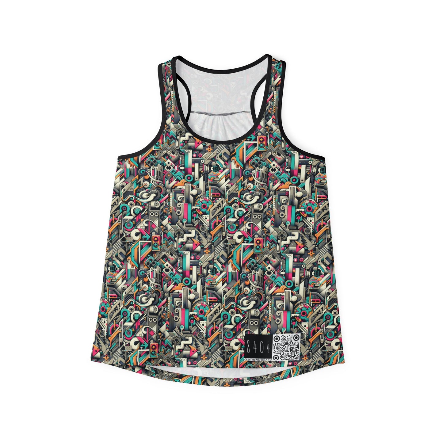 Digital Street Art Urban Street Style Women's Tank Top - 8404 Design-74
