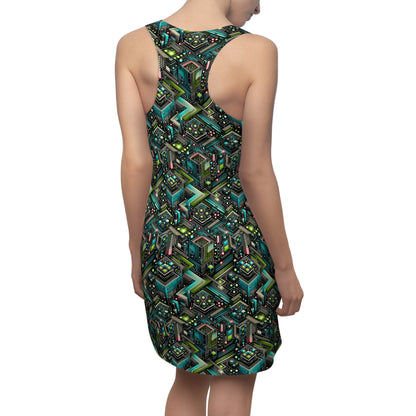 Women's Cut & Sew Racerback Dress Future Tech - 8404 Design-01