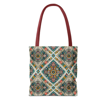 Cultural Fusion Tech Blend of Cultural Heritage With Tech-Inspired Elements Tote Bag - 8404 Design-64