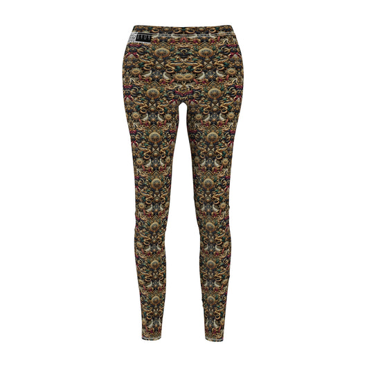 Digital Renaissance Luxurious Streetwear Inspired By Classical Art With a Modern Twist Women's Cut & Sew Casual Leggings - 8404 Design-76