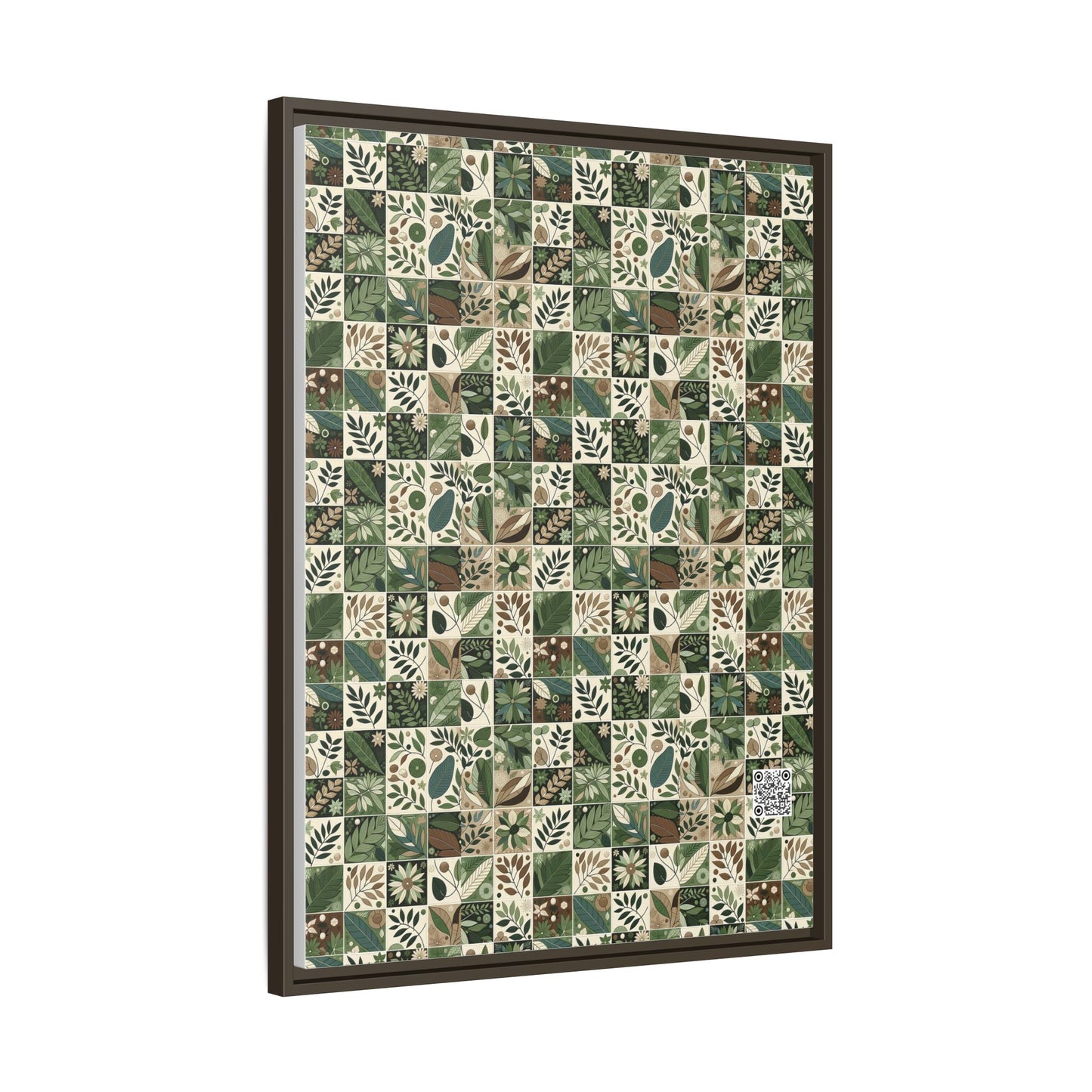 Streetwear Sustainability Environmentally Conscious Streetwear with a Natural Aesthetic Matte Canvas, Framed (multi-color) - 8404 Design-57 A