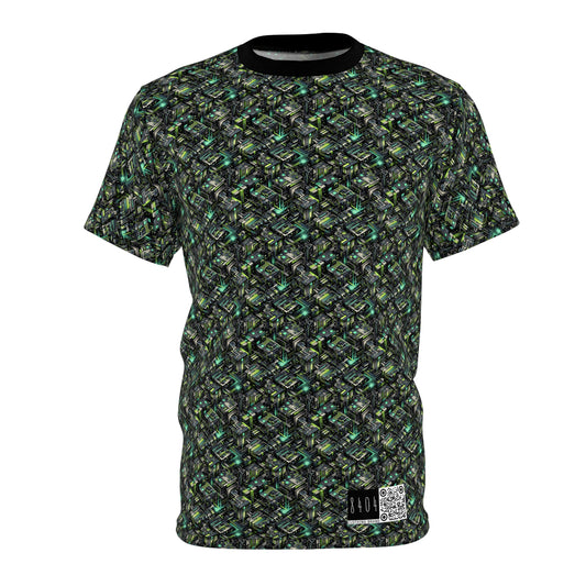 Tech-Infused Graphics Tech-Forward Streetwear Unisex Cut & Sew Tee - 8404 Design-47