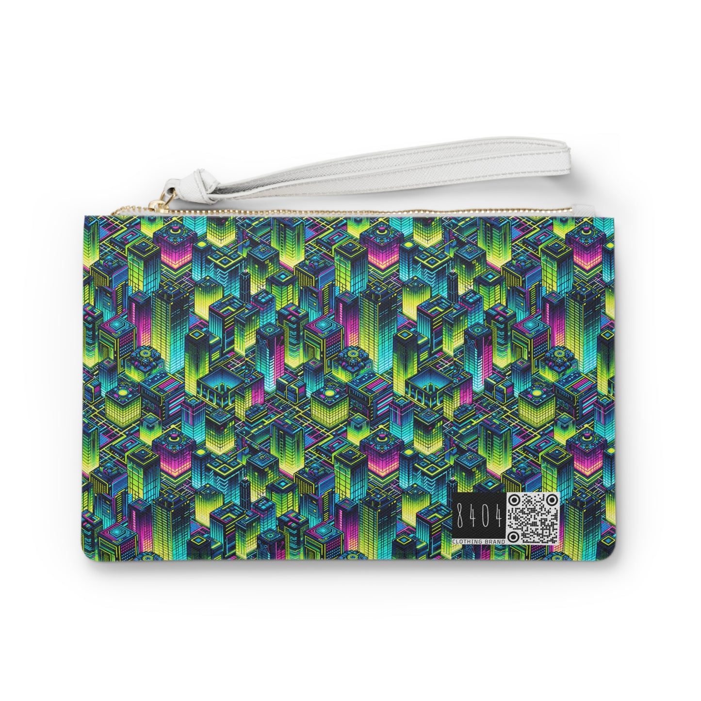 Tech-Infused Neon Tech-Forward Streetwear Clutch Bag - 8404 Design-65