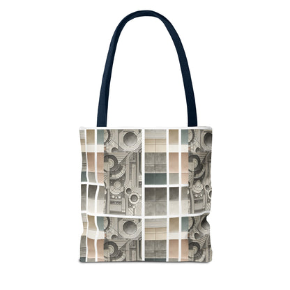 Tech Utility Chic Tech-Forward Minimalist Tote Bag - 8404 Design-59