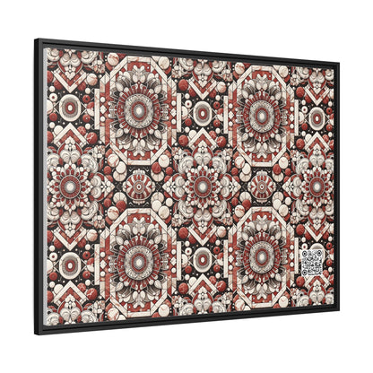Neo Jomon Sculptural Aesthetics Artisanal Streetwear Matte Canvas, Framed (multi-Color) - 8404 Design-55 A