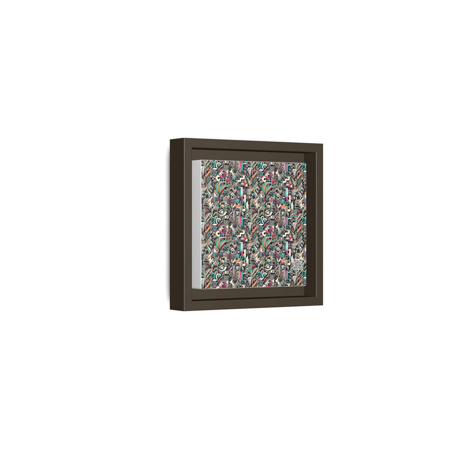 Digital Street Art Urban Street Style Matte Canvas, Framed (multi-color) - 8404 Design-74 B