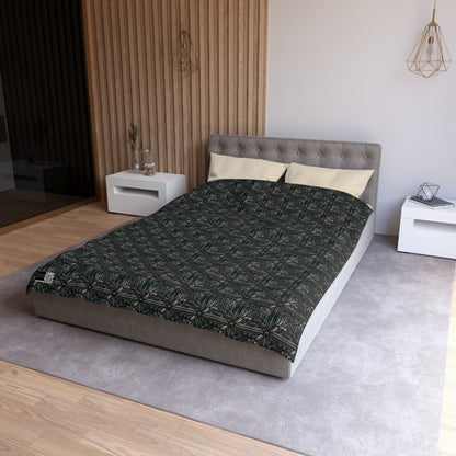 Tech Noir Futuristic Tech Aesthetic with a Dark Twist Microfiber Duvet Cover - 8404 Design-59