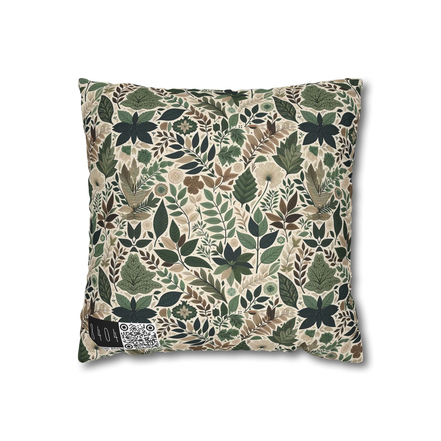 Streetwear Sustainability Environmentally Conscious Streetwear with a Natural Aesthetic Spun Polyester Square Pillowcase - 8404 Design-57