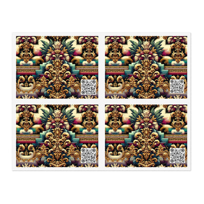 Digital Renaissance Modern Baroque Fusion Sticker Sheets - 8404 Design-60