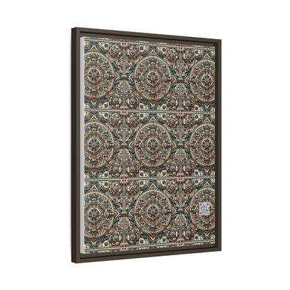Urban Renaissance Historical Fusion With Street Edge Matte Canvas, Framed (multi-Color) - 8404 Design-57 A