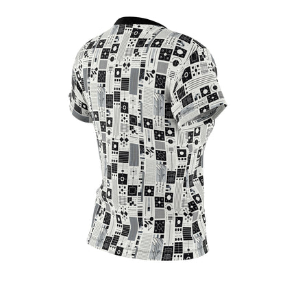 Digital Minimalism Minimalist Tech Women's Cut & Sew Tee - 8404 Design-54