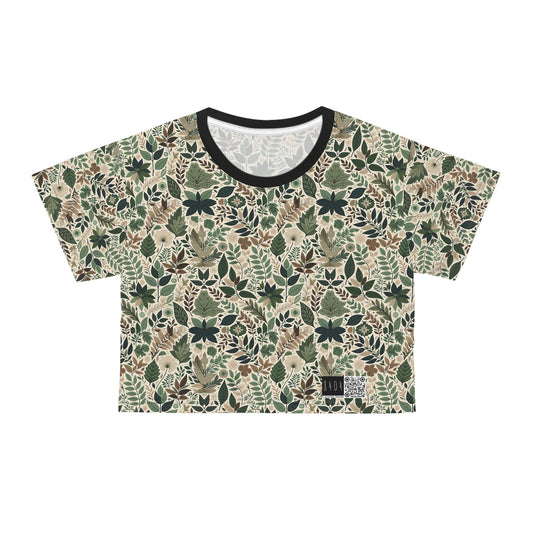 Streetwear Sustainability Environmentally Conscious Streetwear with a Natural Aesthetic Crop Tee - 8404 Design-57