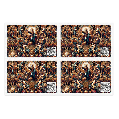 Digital Renaissance Luxurious Streetwear Inspired By Classical Art With a Modern Twist Sticker Sheets - 8404 Design-64