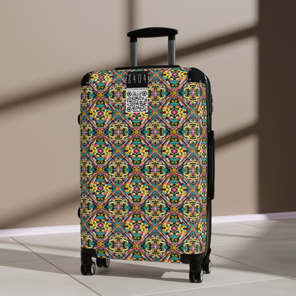 Neon Pop Art Revival Pop Culture Retro Suitcase - 8404 Design-59