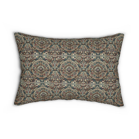 Urban Renaissance Historical Fusion With Street Edge Spun Polyester Lumbar Pillow - 8404 Design-57 S