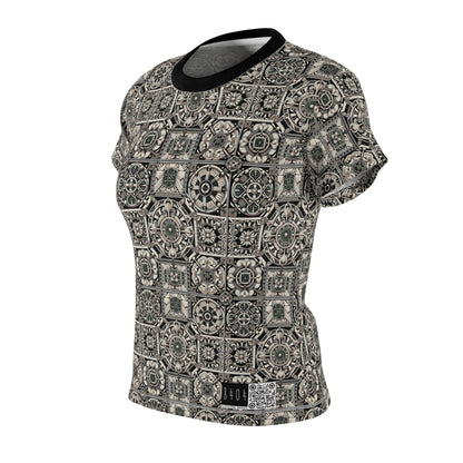 Cyber Garden Party Tech Garden Extravaganza Women's Cut & Sew Tee - 8404 Design-45