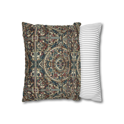 Urban Renaissance Historical Fusion With Street Edge Spun Polyester Square Pillowcase - 8404 Design-57