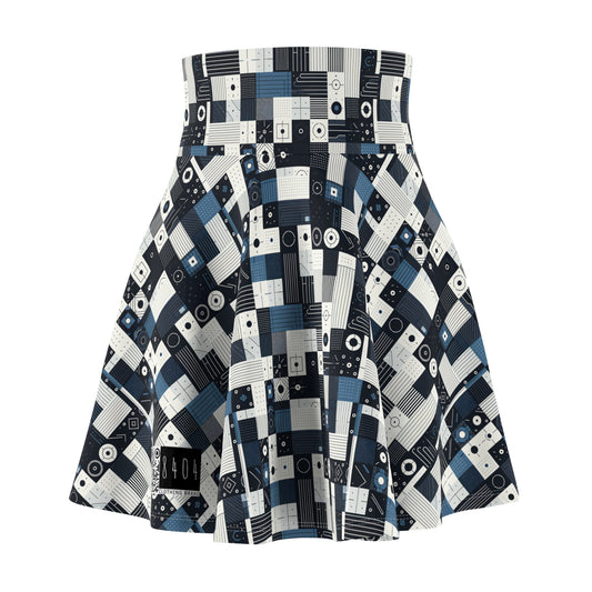 Minimalist Athleisure Minimalist Tech Women's Skater Skirt - 8404 Design-39
