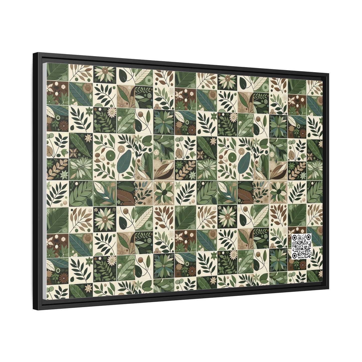 Streetwear Sustainability Environmentally Conscious Streetwear with a Natural Aesthetic Matte Canvas, Framed (multi-color) - 8404 Design-57 A