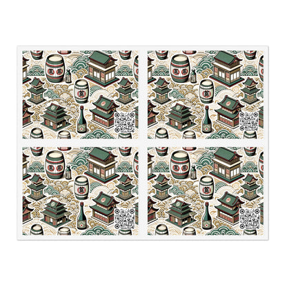 Cultural Artisanal Fusion Contemporary Cultural Elegance Sticker Sheets - 8404 Design-68