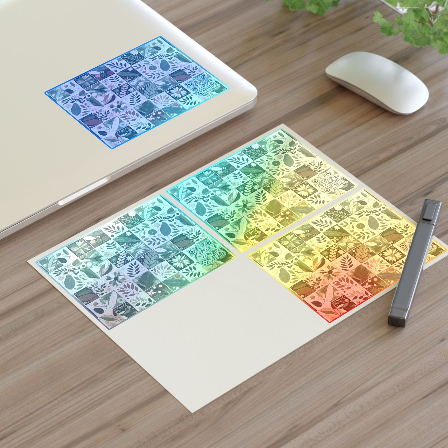 Streetwear Sustainability Environmentally Conscious Streetwear with a Natural Aesthetic Sticker Sheet - 8404 Design-57