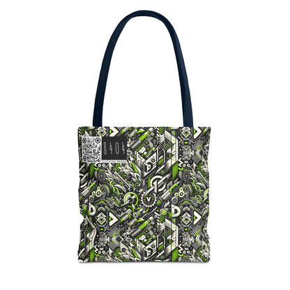 Graffiti Tech Fusion Bold Streetwear Fusion Tote Bag - 8404 Design-59