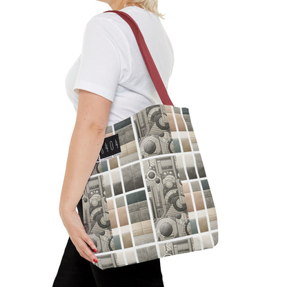 Tech Utility Chic Tech-Forward Minimalist Tote Bag - 8404 Design-59