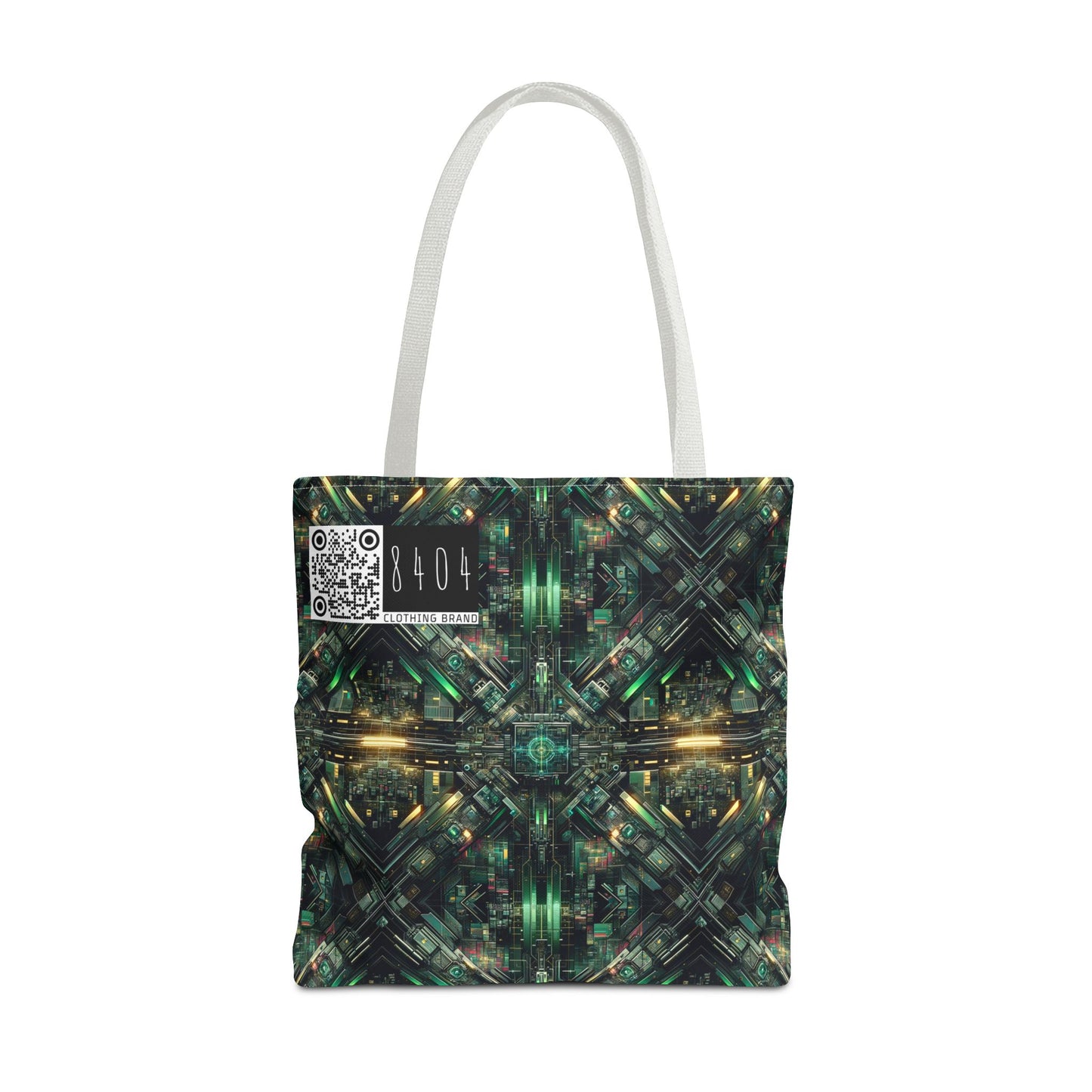 Tech Noir Graphics Tech-Inspired Streetwear Tote Bag - 8404 Design-56