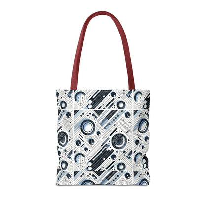 Tech Minimalism Minimalist Tech Tote Bag - 8404 Design-70