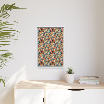 Digital Artistic Expression Artistic Streetwear Matte Canvas, Framed (multi-Color) - 8404 Design-46 B