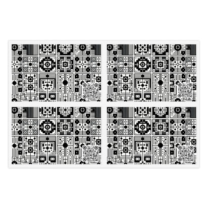 Digital Minimalism Minimalist Tech Sticker Sheets - 8404 Design-55