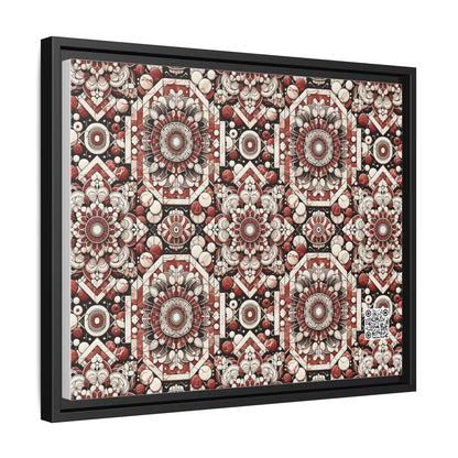 Neo Jomon Sculptural Aesthetics Artisanal Streetwear Matte Canvas, Framed (multi-Color) - 8404 Design-55 A