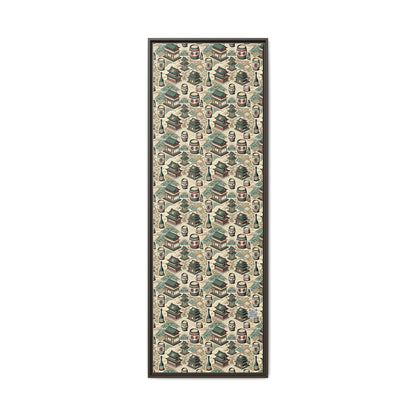 Cultural Artisanal Fusion Contemporary Cultural Elegance Matte Canvas, Framed (multi-Color) - 8404 Design-68 B