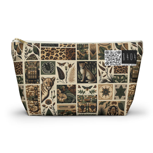 Streetwear Safari Urban Jungle Explorer Accessory Pouch W T-Bottom - 8404 Design-51