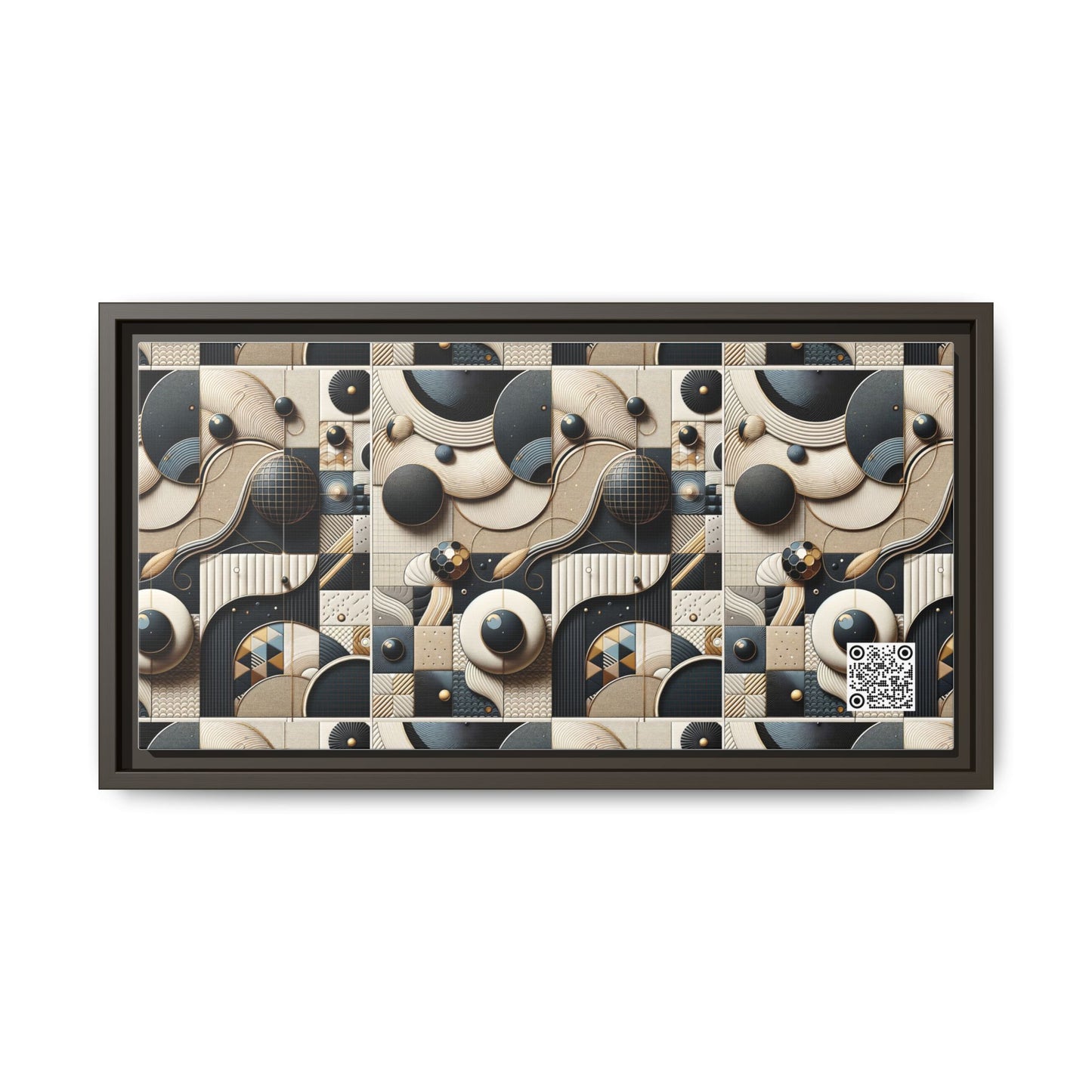 Tech-forward Luxe Streetwear Tech Luxe Fusion Matte Canvas, Framed (multi-color) - 8404 Design-71 B