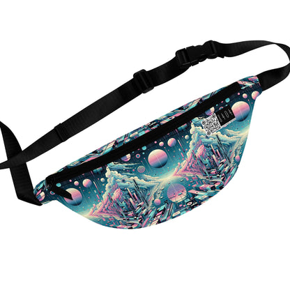 Digital Dreamscapes Digitally-Inspired Streetwear With a Dreamy, Surreal Twist Fanny Pack - 8404 Design-61