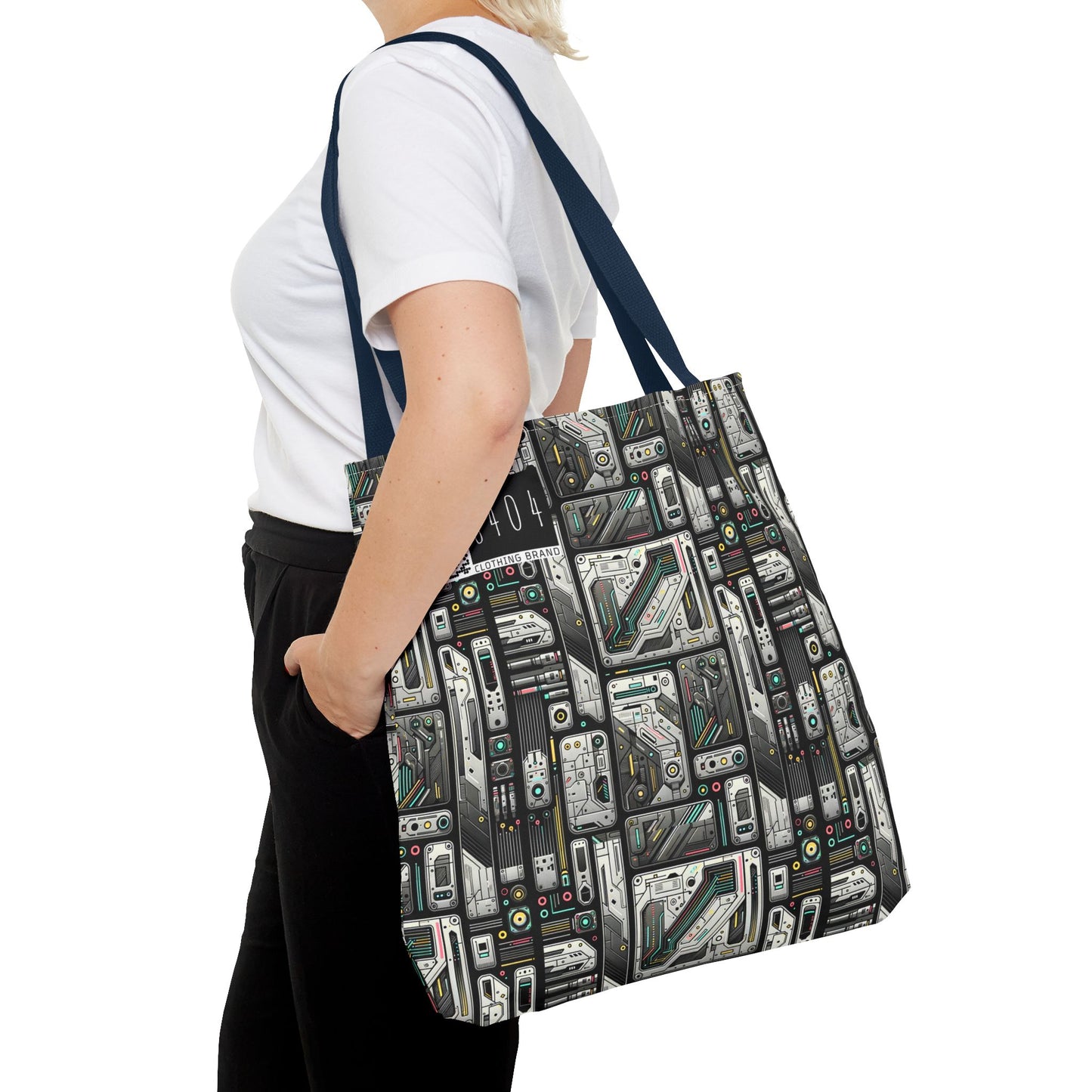 Tech Utility Gear Tech-Forward Minimalism Tote Bag - 8404 Design-45