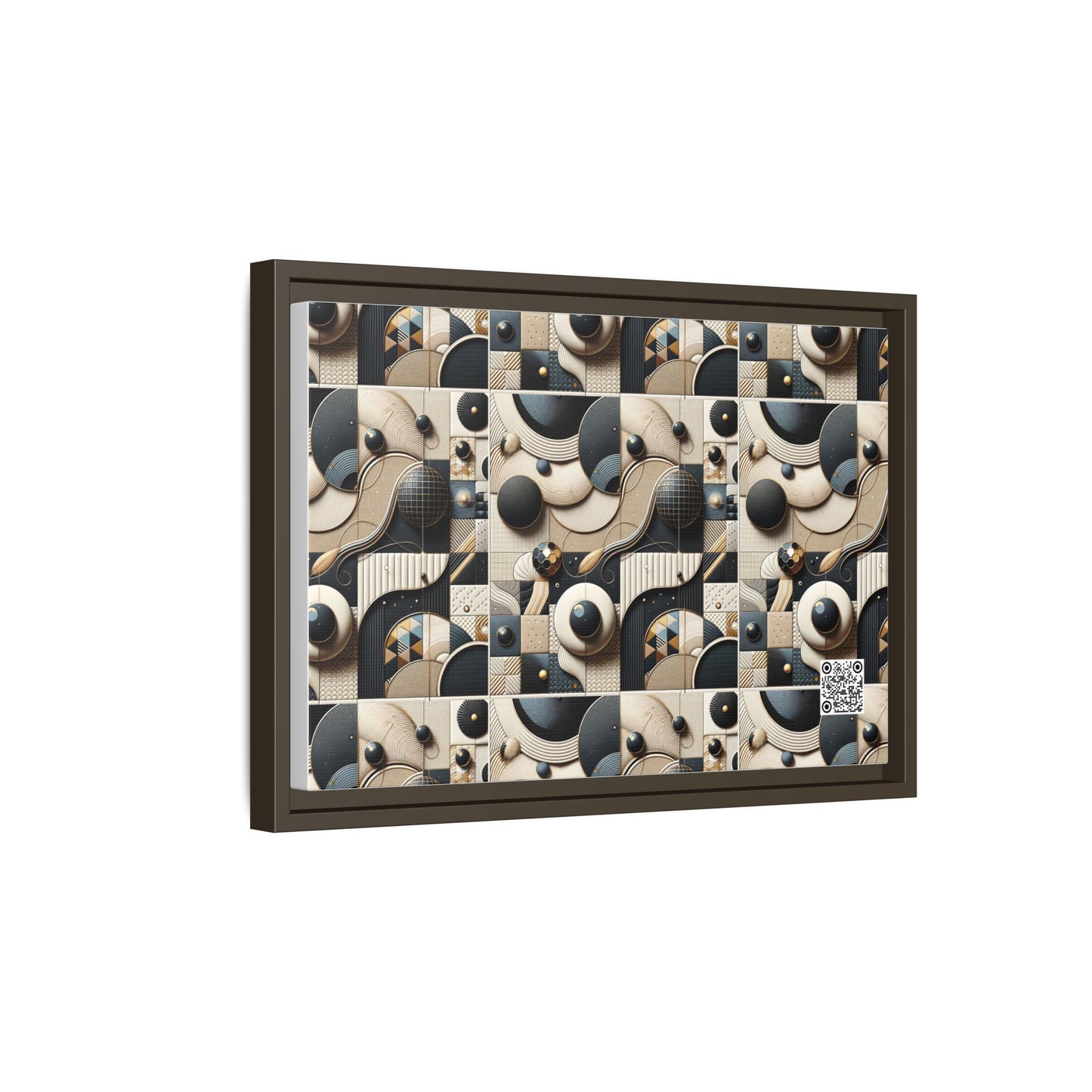 Tech-forward Luxe Streetwear Tech Luxe Fusion Matte Canvas, Framed (multi-color) - 8404 Design-71 B