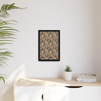 Digital Artistic Expression Artistic Streetwear Matte Canvas, Framed (multi-Color) - 8404 Design-46 B