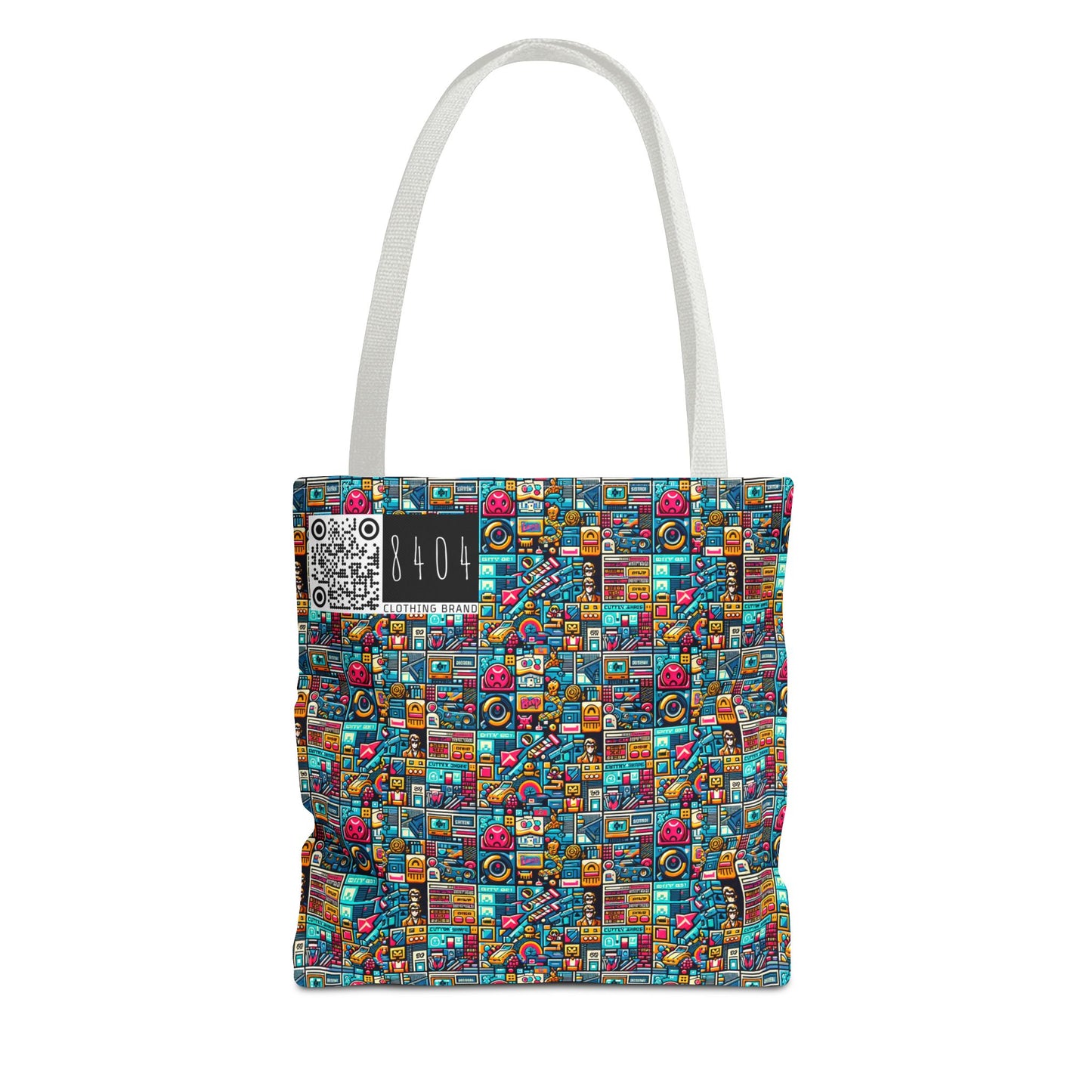 Digital Pop Culture Mashup Maximalist Pop Tote Bag - 8404 Design-47