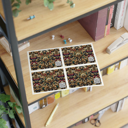 Digital Renaissance Luxurious Streetwear Inspired By Classical Art With a Modern Twist Sticker Sheets - 8404 Design-76