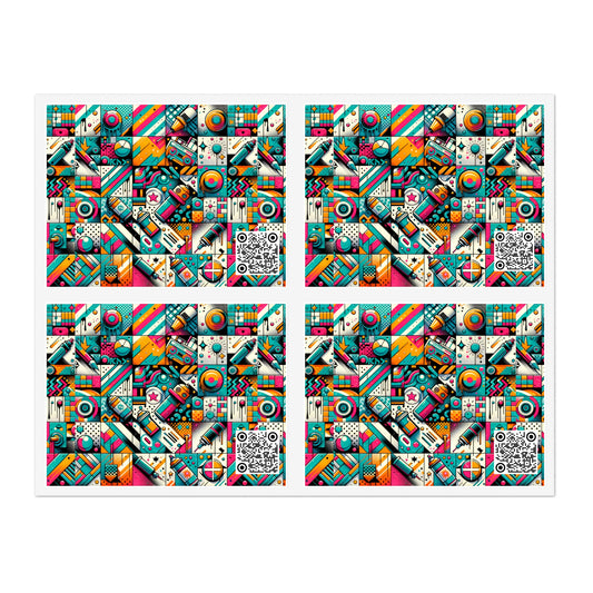 Graffiti Fusion Modern Street Art Fusion Sticker Sheets - 8404 Design-58