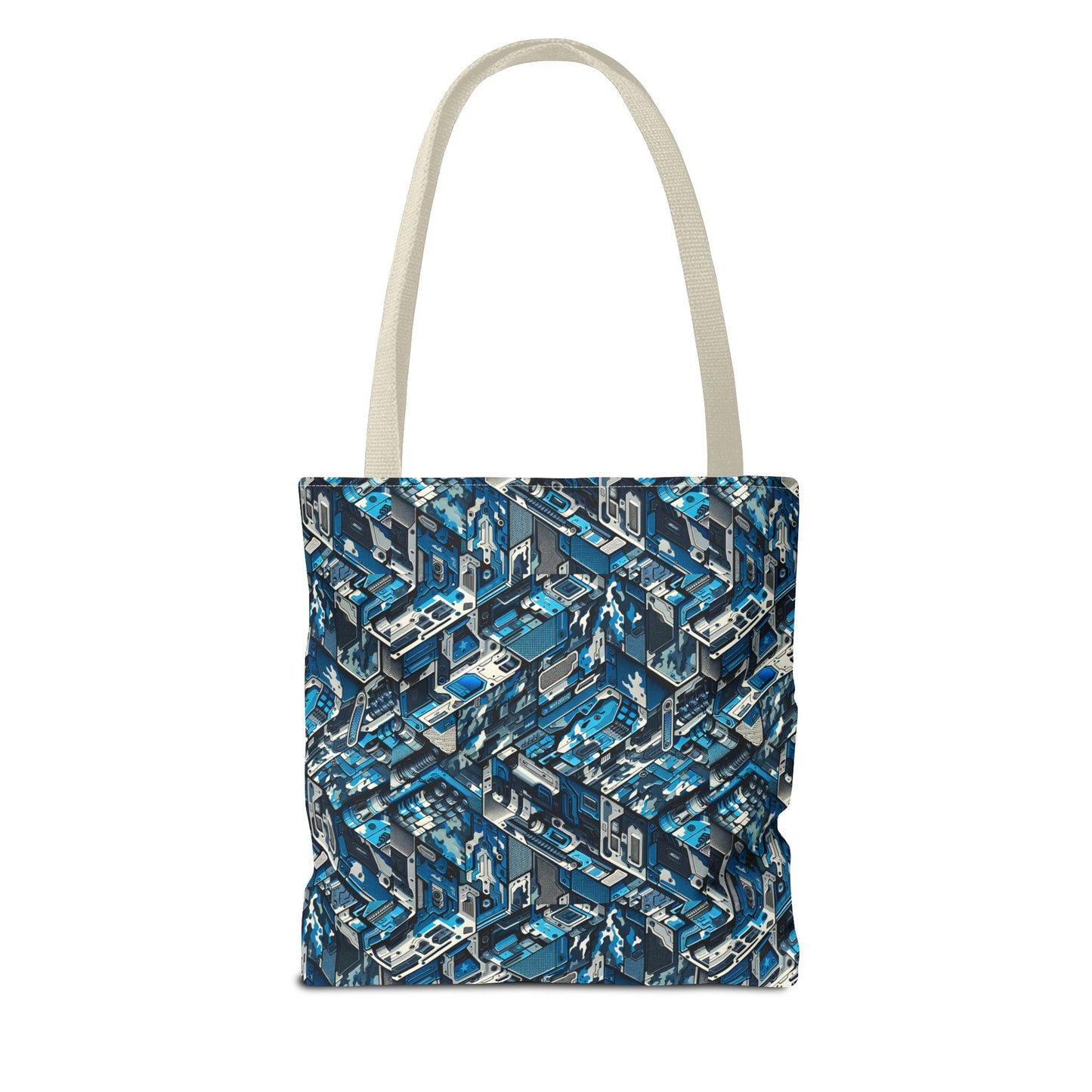 Tech Urban Camo Tech-Forward Streetwear With a Futuristic Military Edge Tote Bag - 8404 Design-51