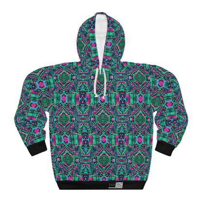 Digital Glitch Vibes Tech-Inspired Streetwear Pullover Hoodie - 8404 Design-71