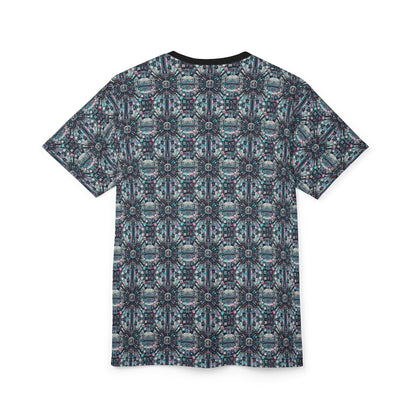 Digital Renaissance Tech-Forward Maximalism Unisex Cut & Sew Tee - 8404 Design-44