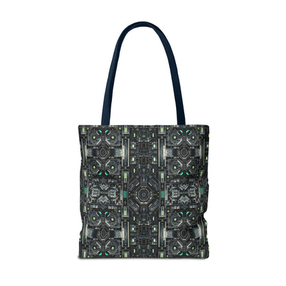 Tech Noir Tech-Forward Minimalism Tote Bag - 8404 Design-52