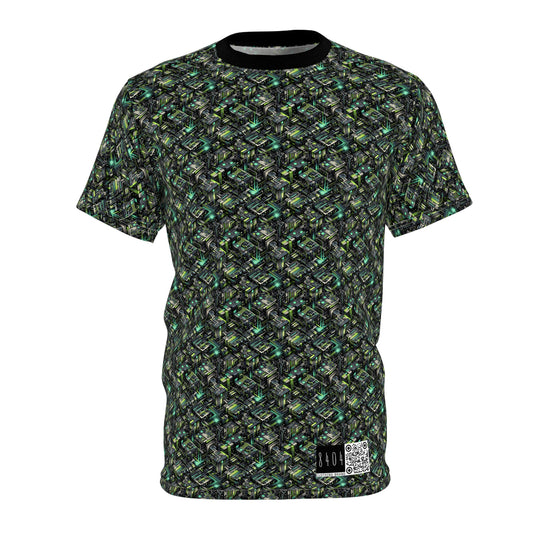 Tech-Infused Graphics Tech-Forward Streetwear Unisex Cut & Sew Tee - 8404 Design-47