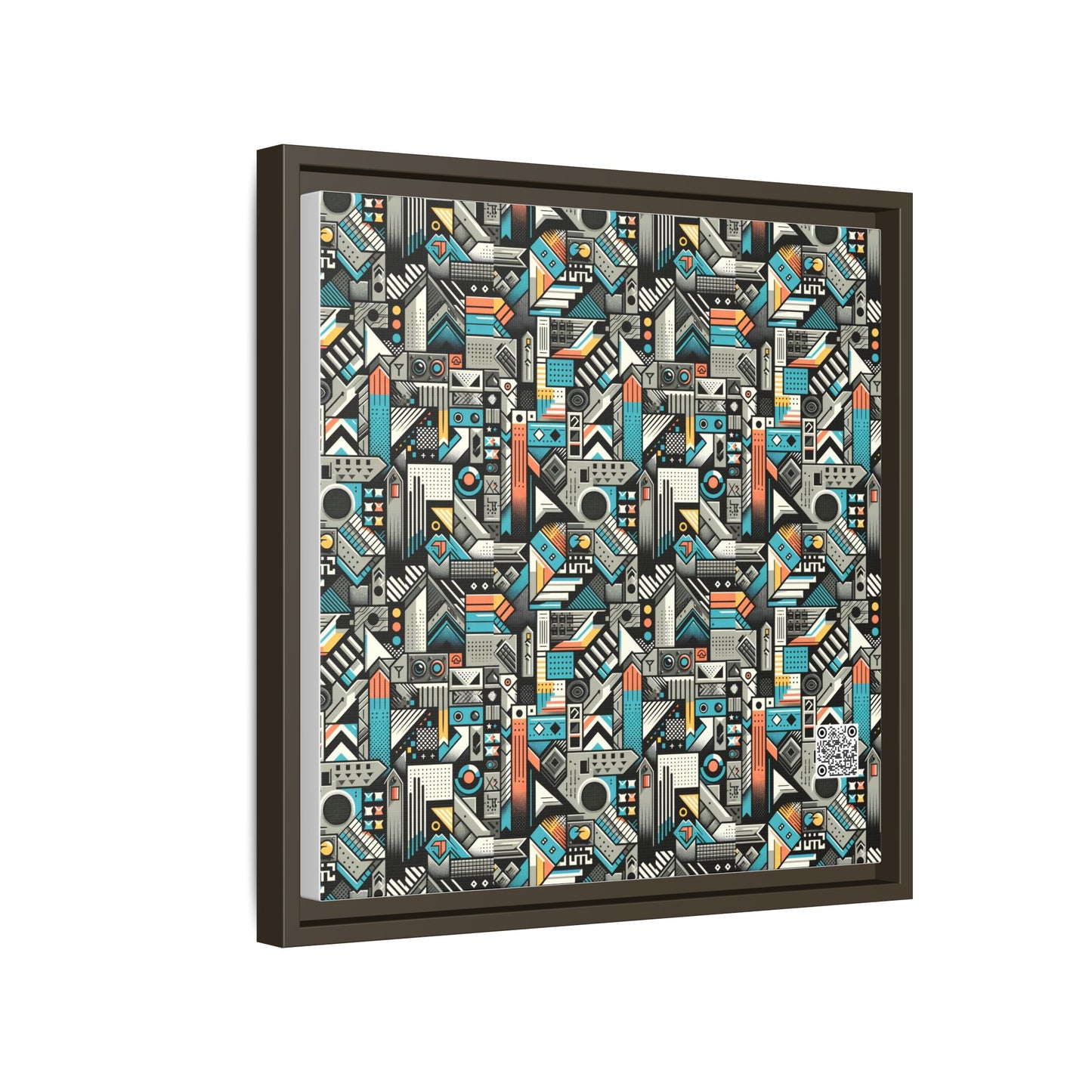 Digital Street Art Urban Street Style Matte Canvas, Framed (multi-color) - 8404 Design-81 B